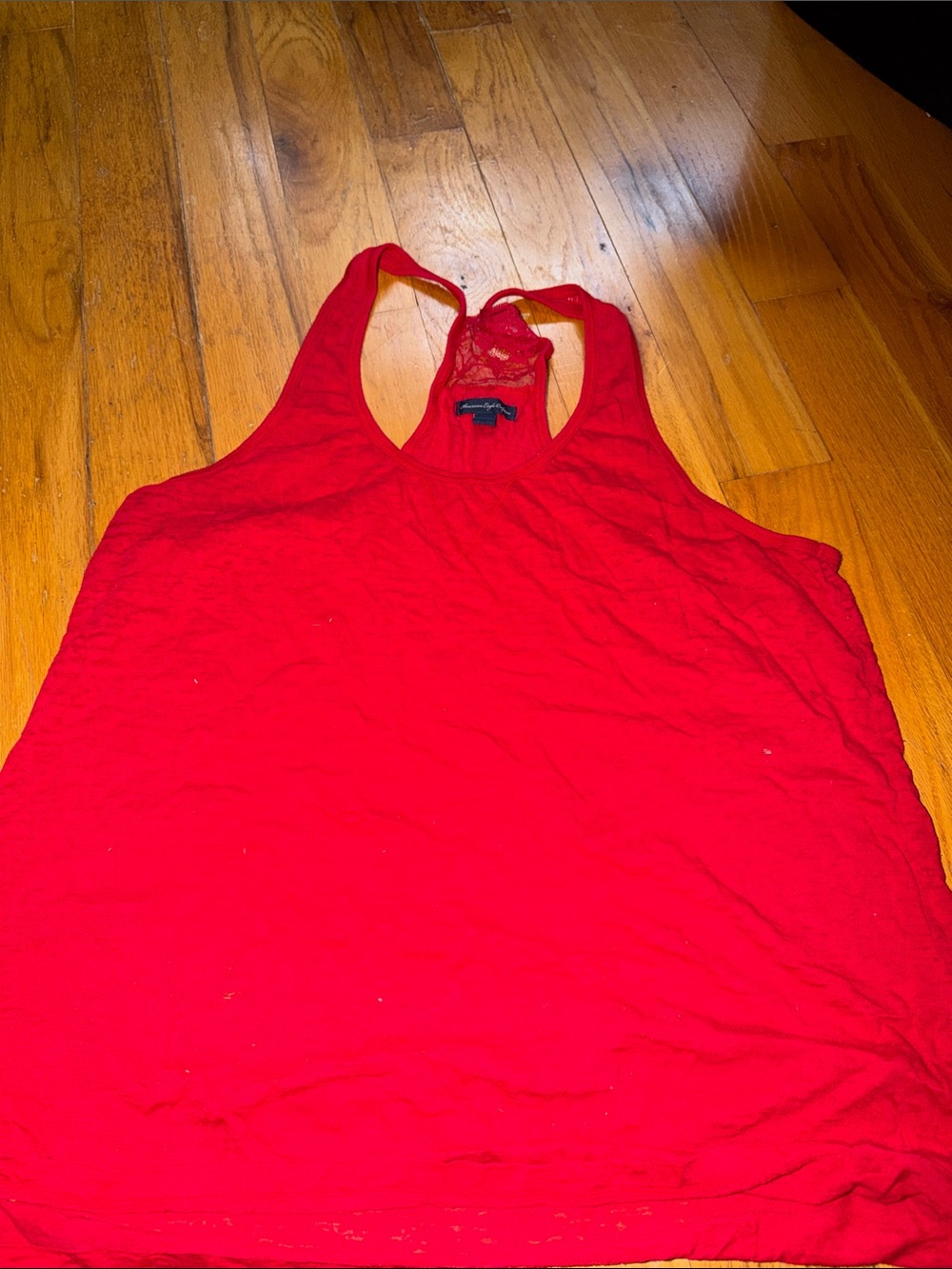 American Eagle Outfitters Red Racerback Tank